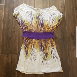 3/$30▪Purple empire waist jersey top